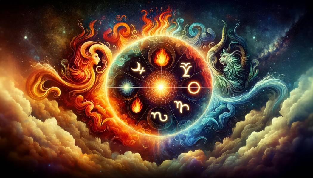 zodiac signs and elemental representations