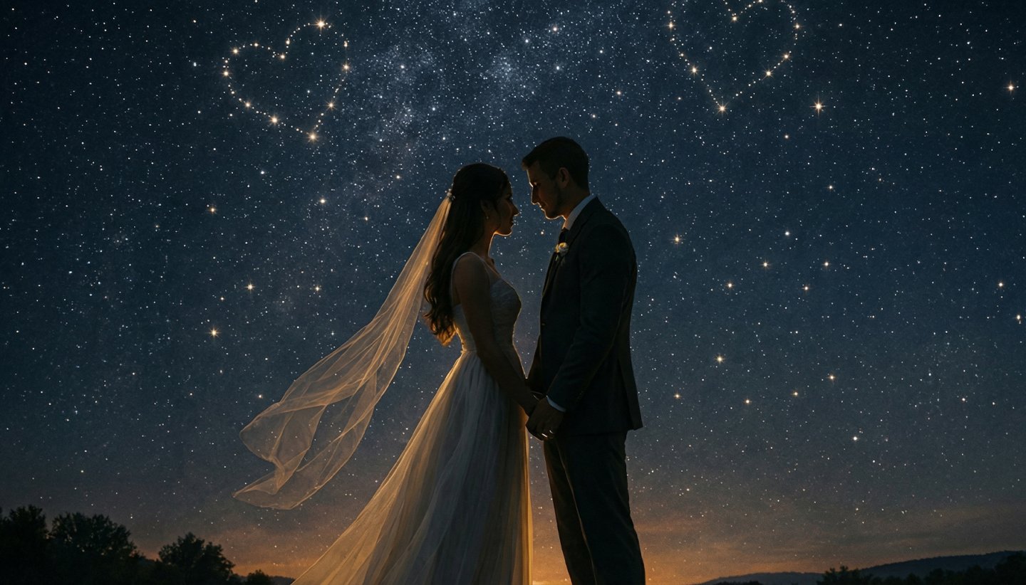 wedding star gift with personalized certificate